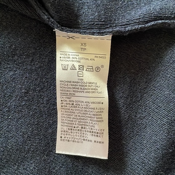 Banana Republic Navy Knit Cropped Cardigan - Picture 5 of 5